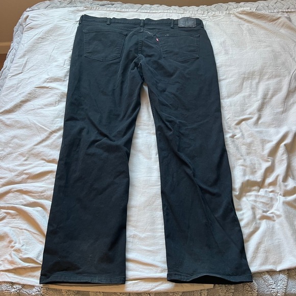 Levi's Other - LEVI'S 541 Jeans Mens 42x32 Black Denim Holes Casual Comfort Stretch Paint Stain